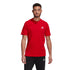 T-shirt rossa da uomo adidas Essentials Embroidered Small Logo, Abbigliamento Sport, SKU a722000164, Immagine 0